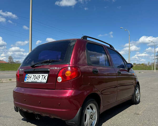 Красный Дэу Матиз, объемом двигателя 0.8 л и пробегом 118 тыс. км за 2900 $, фото 3 на Automoto.ua
