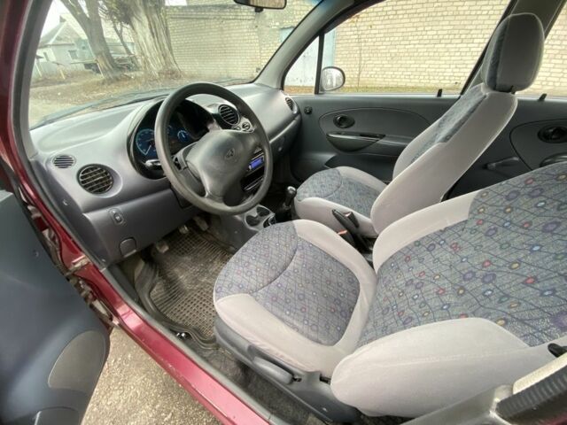 Красный Дэу Матиз, объемом двигателя 0.8 л и пробегом 100 тыс. км за 1800 $, фото 13 на Automoto.ua