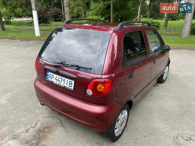 Красный Дэу Матиз, объемом двигателя 0.8 л и пробегом 123 тыс. км за 3200 $, фото 13 на Automoto.ua