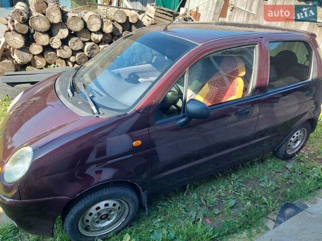 Красный Дэу Матиз, объемом двигателя 0.8 л и пробегом 209 тыс. км за 2700 $, фото 4 на Automoto.ua
