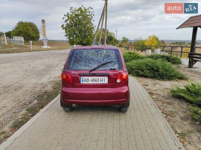 Красный Дэу Матиз, объемом двигателя 0.8 л и пробегом 124 тыс. км за 2550 $, фото 14 на Automoto.ua