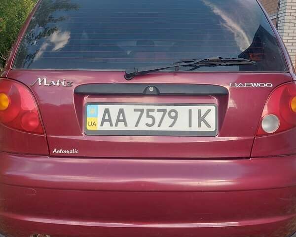 Красный Дэу Матиз, объемом двигателя 0.8 л и пробегом 92 тыс. км за 2600 $, фото 4 на Automoto.ua