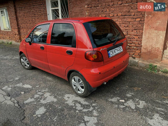 Красный Дэу Матиз, объемом двигателя 0.8 л и пробегом 105 тыс. км за 1400 $, фото 4 на Automoto.ua