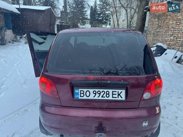 Червоний Деу Матіз, об'ємом двигуна 0.8 л та пробігом 360 тис. км за 1180 $, фото 1 на Automoto.ua