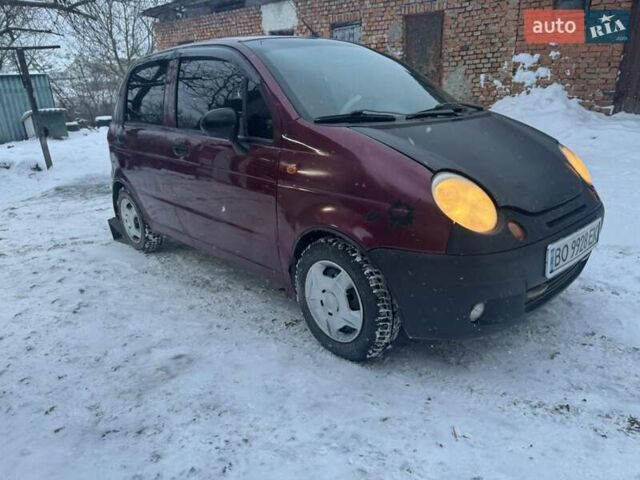 Красный Дэу Матиз, объемом двигателя 0.8 л и пробегом 350 тыс. км за 1300 $, фото 7 на Automoto.ua