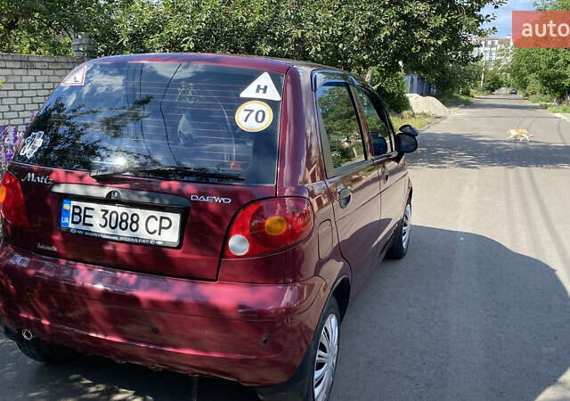 Червоний Деу Матіз, об'ємом двигуна 0.8 л та пробігом 74 тис. км за 3500 $, фото 10 на Automoto.ua