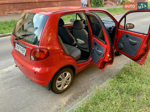 Красный Дэу Матиз, объемом двигателя 0.8 л и пробегом 105 тыс. км за 1400 $, фото 9 на Automoto.ua