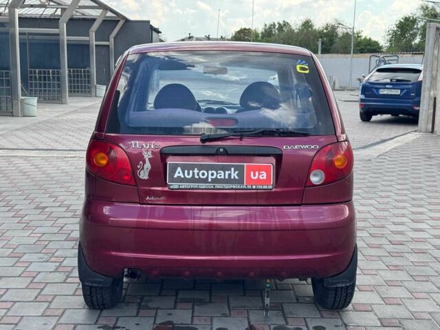 Красный Дэу Матиз, объемом двигателя 0.8 л и пробегом 95 тыс. км за 2740 $, фото 3 на Automoto.ua