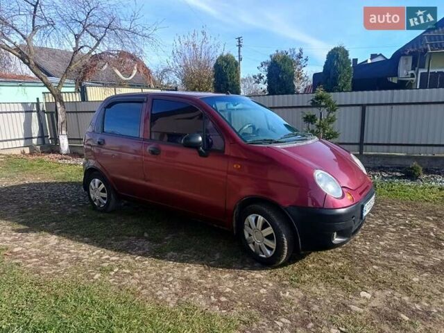 Червоний Деу Матіз, об'ємом двигуна 0.8 л та пробігом 105 тис. км за 1450 $, фото 2 на Automoto.ua