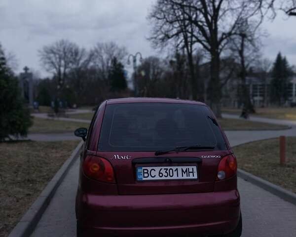 Красный Дэу Матиз, объемом двигателя 0.8 л и пробегом 206 тыс. км за 2100 $, фото 3 на Automoto.ua