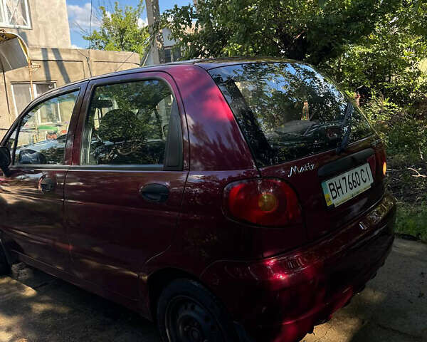 Красный Дэу Матиз, объемом двигателя 0.8 л и пробегом 98 тыс. км за 3000 $, фото 12 на Automoto.ua