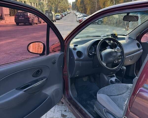 Красный Дэу Матиз, объемом двигателя 0.8 л и пробегом 140 тыс. км за 2800 $, фото 12 на Automoto.ua