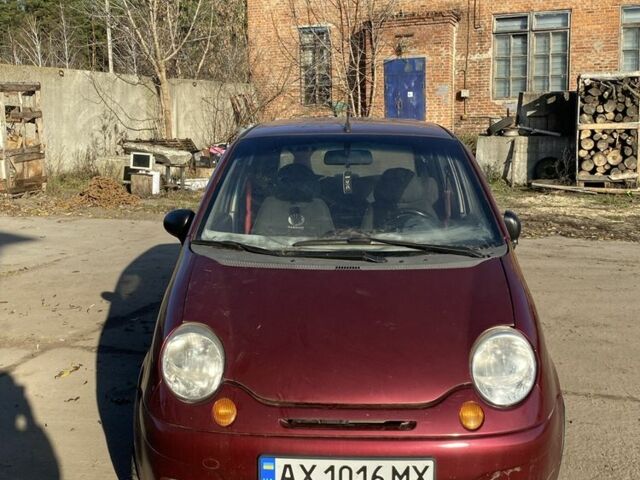 Красный Дэу Матиз, объемом двигателя 0.8 л и пробегом 167 тыс. км за 1400 $, фото 1 на Automoto.ua