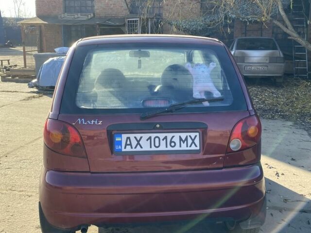 Красный Дэу Матиз, объемом двигателя 0.8 л и пробегом 167 тыс. км за 1400 $, фото 4 на Automoto.ua