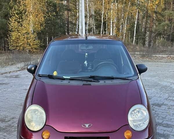 Красный Дэу Матиз, объемом двигателя 0.8 л и пробегом 140 тыс. км за 2800 $, фото 4 на Automoto.ua
