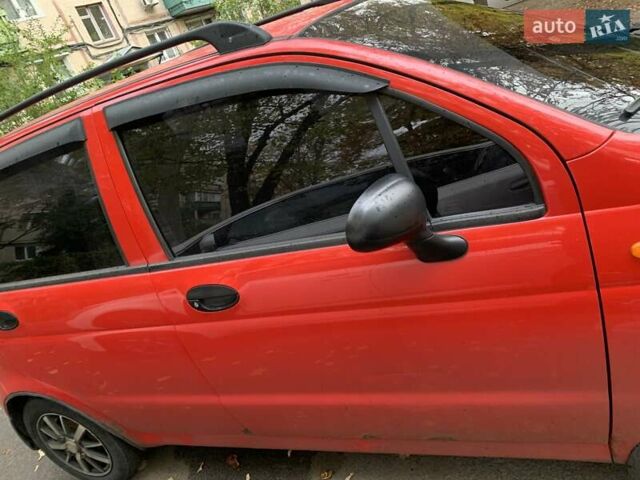 Красный Дэу Матиз, объемом двигателя 0.8 л и пробегом 93 тыс. км за 2950 $, фото 1 на Automoto.ua