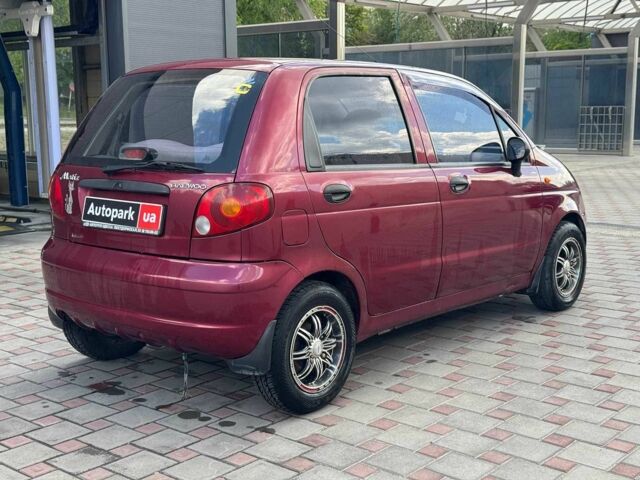 Красный Дэу Матиз, объемом двигателя 0.8 л и пробегом 95 тыс. км за 2740 $, фото 4 на Automoto.ua