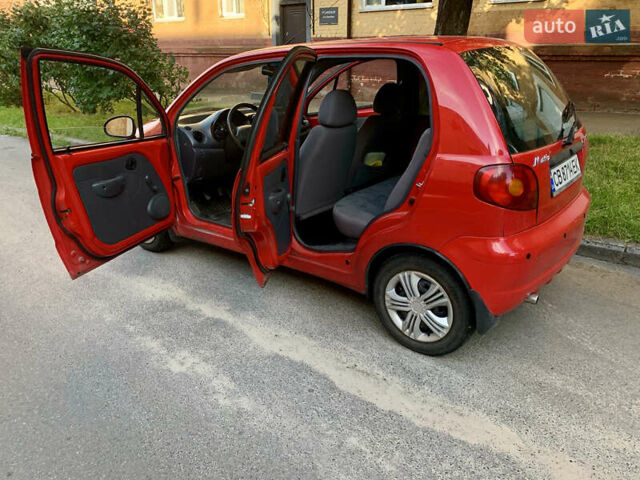Красный Дэу Матиз, объемом двигателя 0.8 л и пробегом 105 тыс. км за 1400 $, фото 10 на Automoto.ua