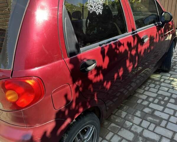 Красный Дэу Матиз, объемом двигателя 0.8 л и пробегом 75 тыс. км за 2500 $, фото 5 на Automoto.ua