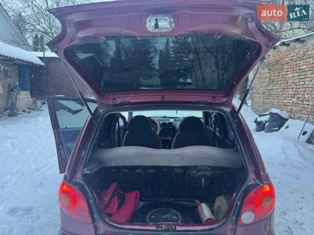 Червоний Деу Матіз, об'ємом двигуна 0.8 л та пробігом 380 тис. км за 1350 $, фото 12 на Automoto.ua