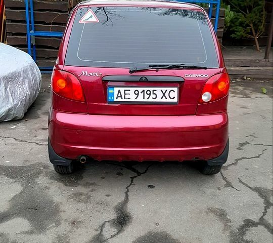 Красный Дэу Матиз, объемом двигателя 0.8 л и пробегом 110 тыс. км за 3750 $, фото 1 на Automoto.ua