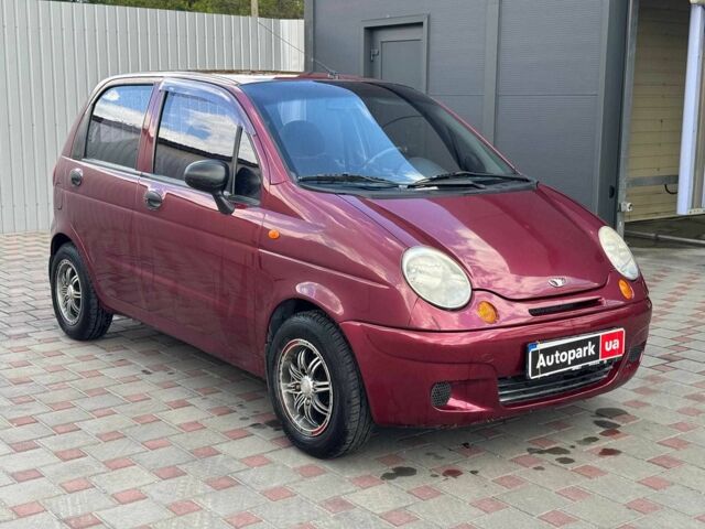 Красный Дэу Матиз, объемом двигателя 0.8 л и пробегом 95 тыс. км за 2740 $, фото 5 на Automoto.ua