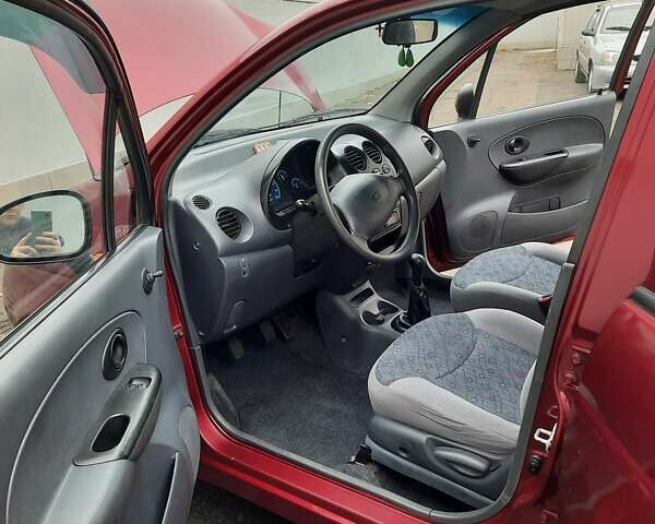 Червоний Деу Матіз, об'ємом двигуна 0.8 л та пробігом 73 тис. км за 2800 $, фото 7 на Automoto.ua