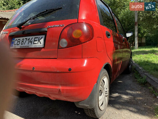 Красный Дэу Матиз, объемом двигателя 0.8 л и пробегом 105 тыс. км за 1400 $, фото 6 на Automoto.ua