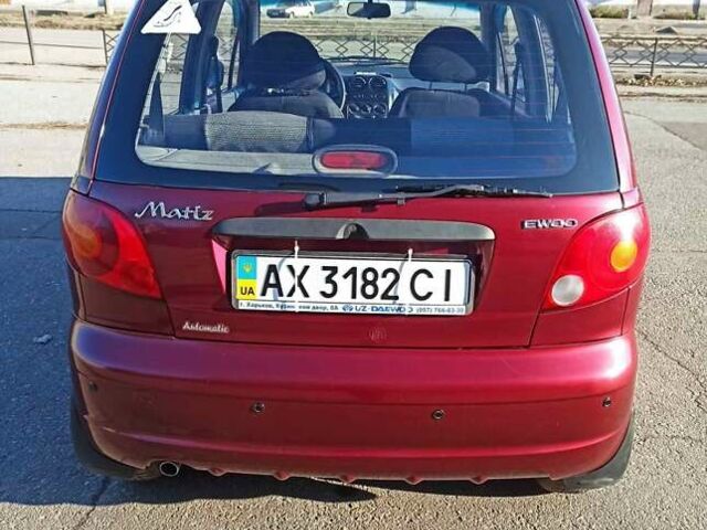 Червоний Деу Матіз, об'ємом двигуна 0.8 л та пробігом 63 тис. км за 3200 $, фото 3 на Automoto.ua