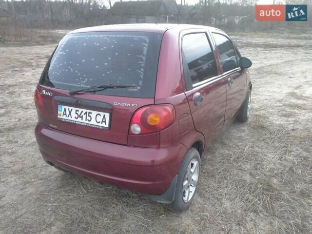 Червоний Деу Матіз, об'ємом двигуна 0.8 л та пробігом 93 тис. км за 3200 $, фото 4 на Automoto.ua