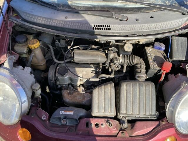 Красный Дэу Матиз, объемом двигателя 0.8 л и пробегом 167 тыс. км за 1400 $, фото 11 на Automoto.ua