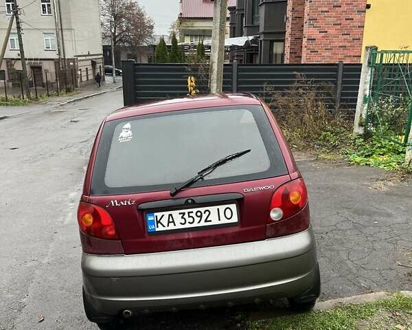 Красный Дэу Матиз, объемом двигателя 0.8 л и пробегом 165 тыс. км за 1700 $, фото 5 на Automoto.ua