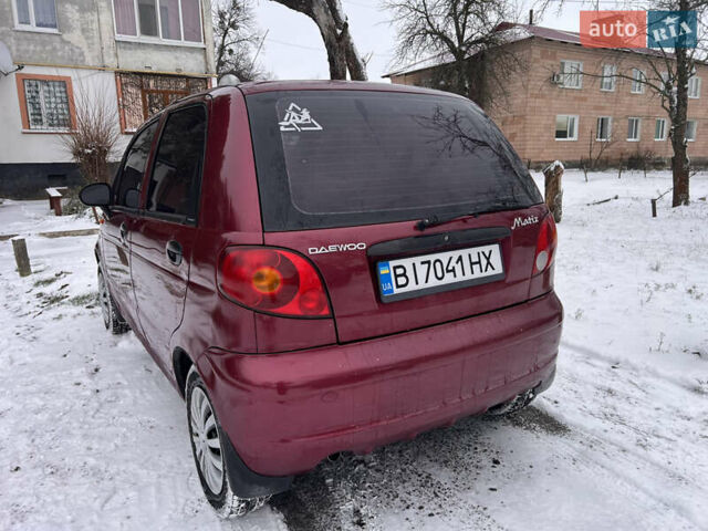 Червоний Деу Матіз, об'ємом двигуна 0.8 л та пробігом 133 тис. км за 2500 $, фото 3 на Automoto.ua