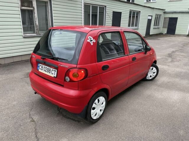 Красный Дэу Матиз, объемом двигателя 0.8 л и пробегом 92 тыс. км за 2650 $, фото 2 на Automoto.ua