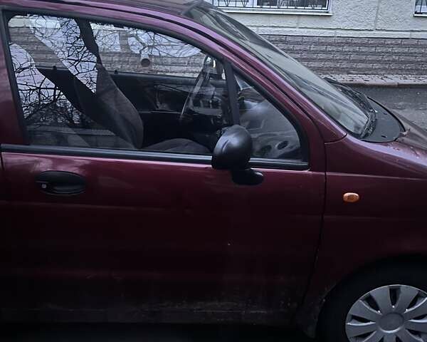 Красный Дэу Матиз, объемом двигателя 0.8 л и пробегом 149 тыс. км за 1750 $, фото 5 на Automoto.ua