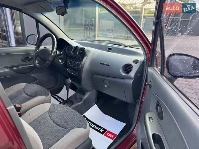 Красный Дэу Матиз, объемом двигателя 0.8 л и пробегом 95 тыс. км за 2790 $, фото 10 на Automoto.ua