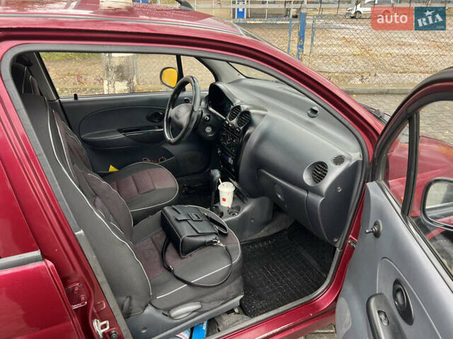 Красный Дэу Матиз, объемом двигателя 0.8 л и пробегом 65 тыс. км за 2500 $, фото 9 на Automoto.ua