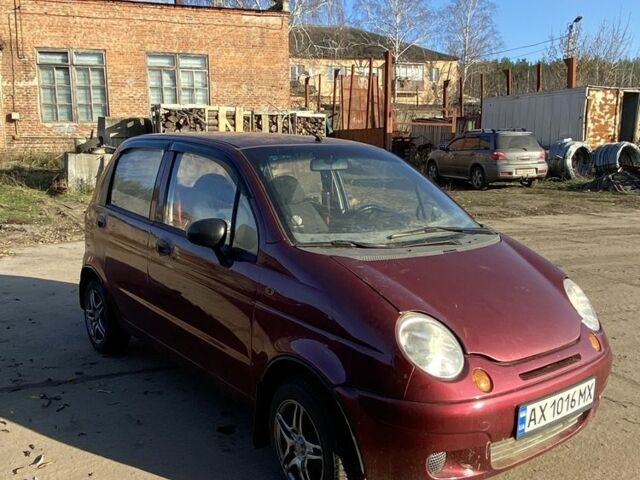 Красный Дэу Матиз, объемом двигателя 0.8 л и пробегом 167 тыс. км за 1400 $, фото 2 на Automoto.ua