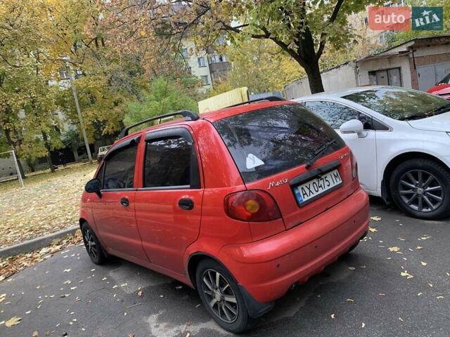 Красный Дэу Матиз, объемом двигателя 0.8 л и пробегом 93 тыс. км за 2950 $, фото 3 на Automoto.ua