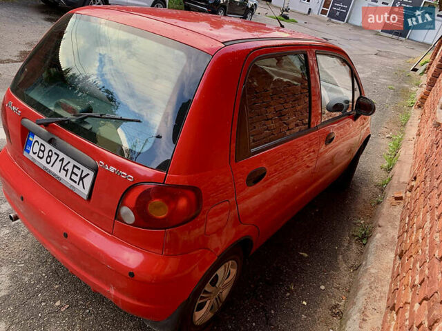 Красный Дэу Матиз, объемом двигателя 0.8 л и пробегом 105 тыс. км за 1400 $, фото 5 на Automoto.ua