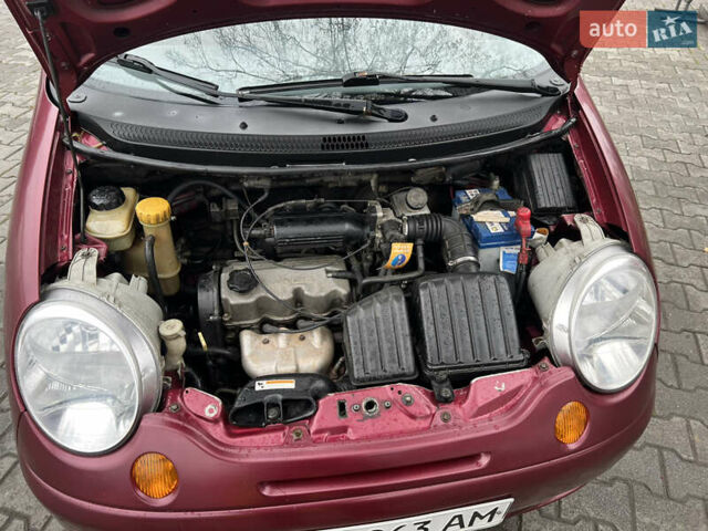 Красный Дэу Матиз, объемом двигателя 0.8 л и пробегом 65 тыс. км за 2500 $, фото 12 на Automoto.ua