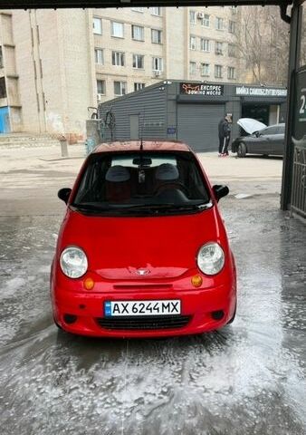 Красный Дэу Матиз, объемом двигателя 0.8 л и пробегом 116 тыс. км за 1900 $, фото 1 на Automoto.ua