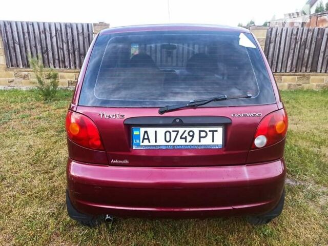 Червоний Деу Матіз, об'ємом двигуна 0.8 л та пробігом 122 тис. км за 2000 $, фото 3 на Automoto.ua