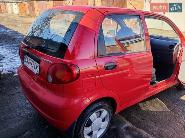 Красный Дэу Матиз, объемом двигателя 0.8 л и пробегом 86 тыс. км за 3000 $, фото 5 на Automoto.ua