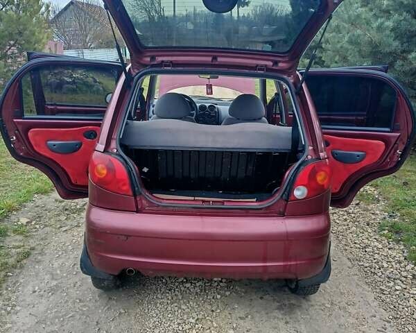 Червоний Деу Матіз, об'ємом двигуна 0.8 л та пробігом 125 тис. км за 2200 $, фото 10 на Automoto.ua