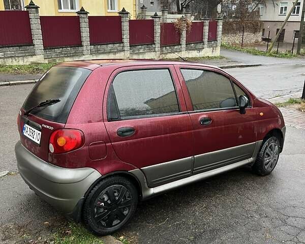 Красный Дэу Матиз, объемом двигателя 0.8 л и пробегом 165 тыс. км за 1700 $, фото 6 на Automoto.ua