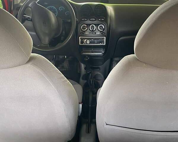 Красный Дэу Матиз, объемом двигателя 0.8 л и пробегом 104 тыс. км за 1650 $, фото 13 на Automoto.ua