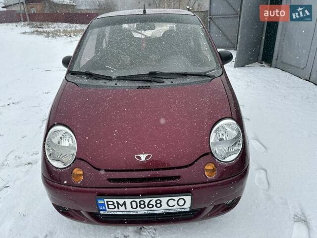 Красный Дэу Матиз, объемом двигателя 0.8 л и пробегом 62 тыс. км за 3300 $, фото 1 на Automoto.ua