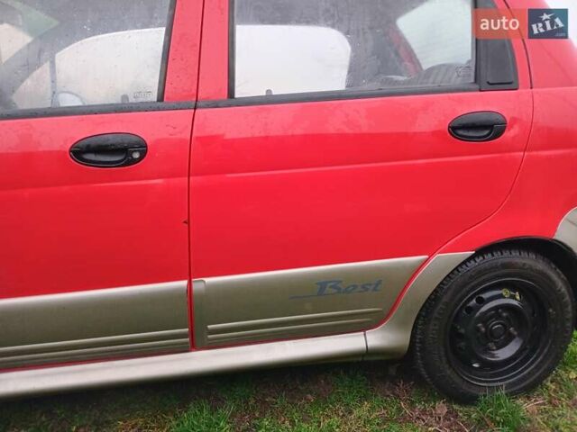 Червоний Деу Матіз, об'ємом двигуна 1 л та пробігом 110 тис. км за 2700 $, фото 2 на Automoto.ua