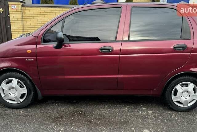 Червоний Деу Матіз, об'ємом двигуна 0.8 л та пробігом 152 тис. км за 3200 $, фото 1 на Automoto.ua